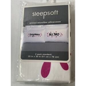 Novelty Pillow Cases “Pajamas/ All Day Microfiber 2 Pack Standard